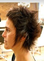 fryzury krótkie - uczesanie damskie z włosów krótkich zdjęcie numer 44B